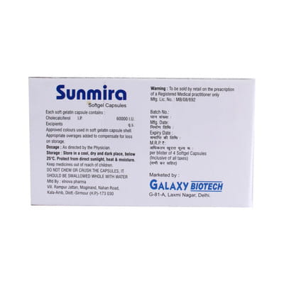 Sunmira Strip Of 4 Capsules