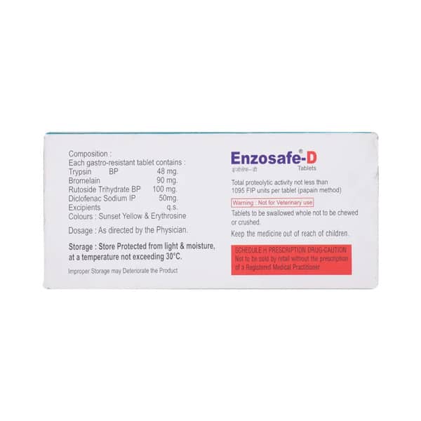Enzosafe D Strip Of 10 Tablets