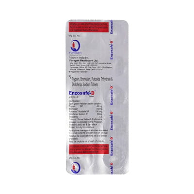 Enzosafe D Strip Of 10 Tablets