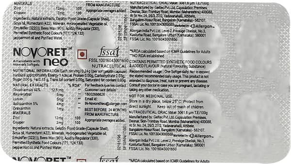 Novoret Neo Strip Of 10 Softgel Capsules