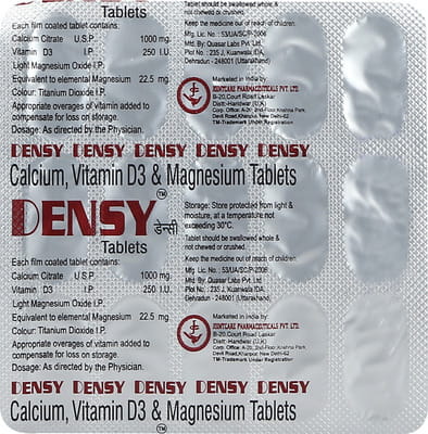 Densy Strip Of 15 Tablets