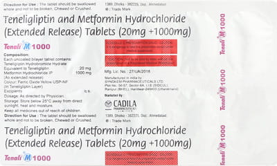 Tenali M 1000 Strip Of 10 Tablets