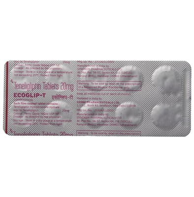 Ecoglip T 20mg Strip Of 10 Tablets