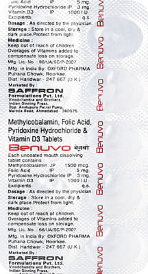 Benuvo Strip Of 10 Tablets