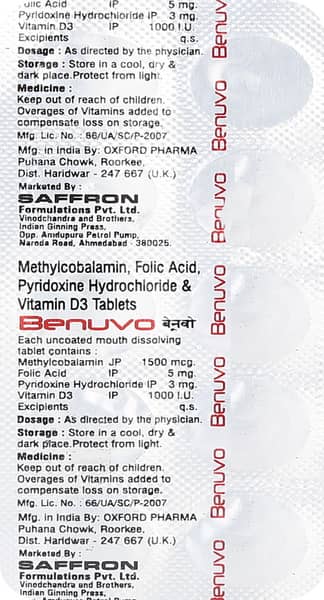 Benuvo Strip Of 10 Tablets