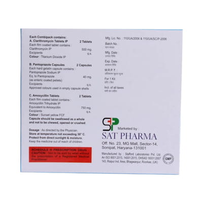 Set Hp Strip Of 6 Capsule And Tablet Combikit