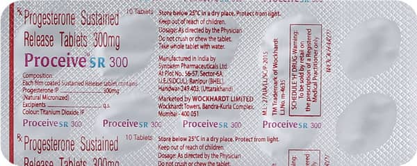 Proceive Sr 300mg Strip Of 10 Tablets