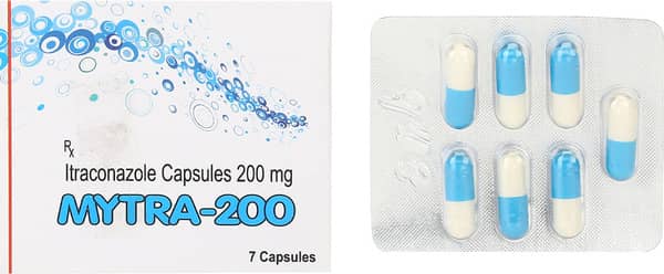 Mytra 200mg Strip Of 7 Capsules
