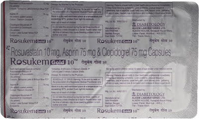 Rosukem Gold 10mg Strip Of 10 Capsules