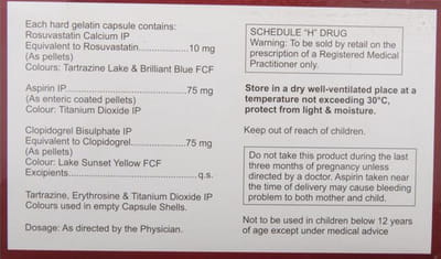 Rosukem Gold 10mg Strip Of 10 Capsules