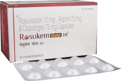 Rosukem Gold 10mg Strip Of 10 Capsules