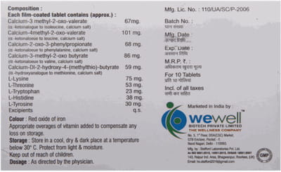 Alfakit Strip Of 10 Tablets