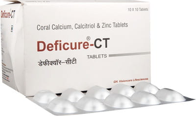 Deficure Ct Strip Of 10 Tablets
