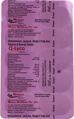 Q Lyco Strip Of 10 Capsules