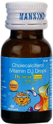 D3 Must Forte 800iu Bottle Of 15ml Drops