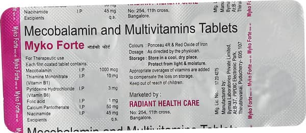 Myko Forte Strip Of 10 Tablets