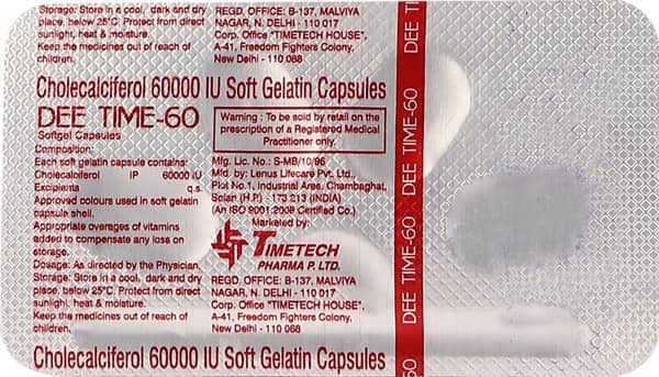 Dee Time 60k Strip Of 4 Capsules