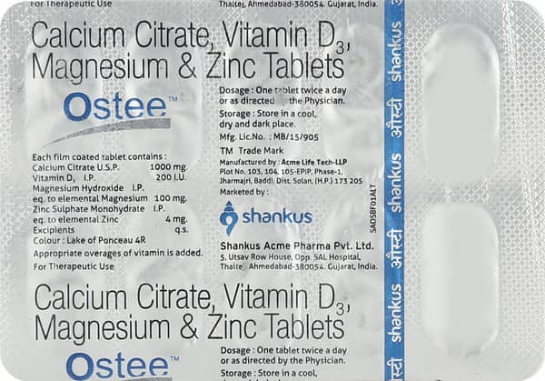 Ostee Strip Of 10 Tablets
