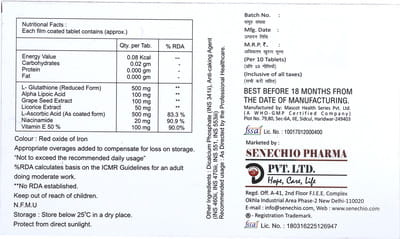 Glucell Plus Strip Of 10 Tablets