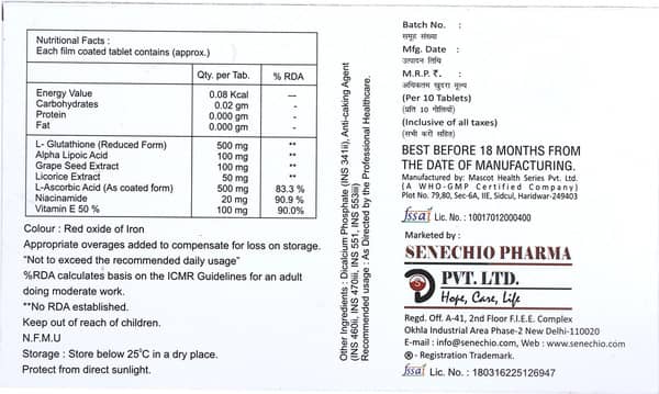 Glucell Plus Strip Of 10 Tablets