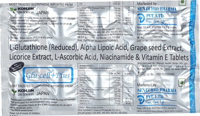 Glucell Plus Strip Of 10 Tablets