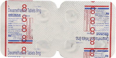 Decmax 8 Mg Strip Of 8 Tablets