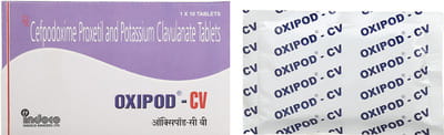 Oxipod Cv 200 Mg Strip Of 10 Tablets