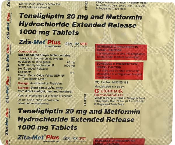 Zita Met Plus Tablet