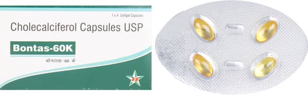 Bontas 60k Strip Of 4 Capsules