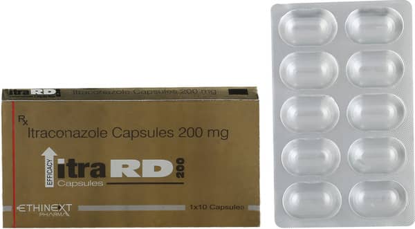 Itra Rd 200 Strip Of 10 Capsules