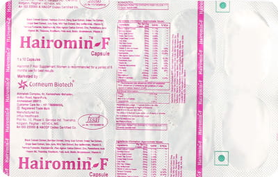 Hairomin F Strip Of 10 Capsules