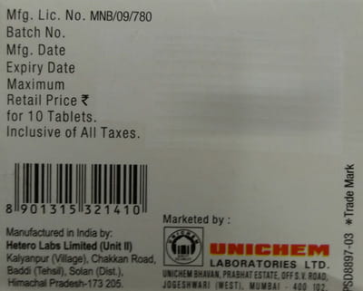 Zilsar 80 Strip Of 10 Tablets