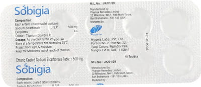 Sobigia 500mg Strip Of 10 Tablets