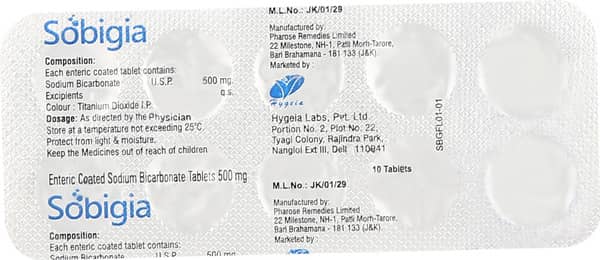 Sobigia 500mg Strip Of 10 Tablets