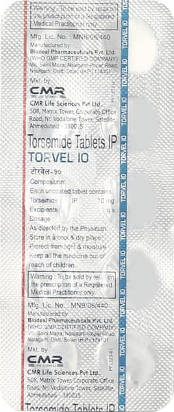 Torvel 10Mg Strip Of 10 Tablets