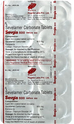 Sevgia 800 Strip Of 10 Tablets