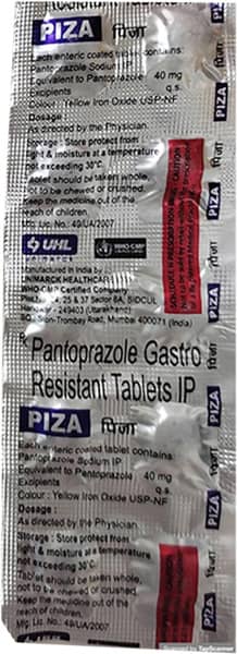 Piza Strip Of 10 Tablets