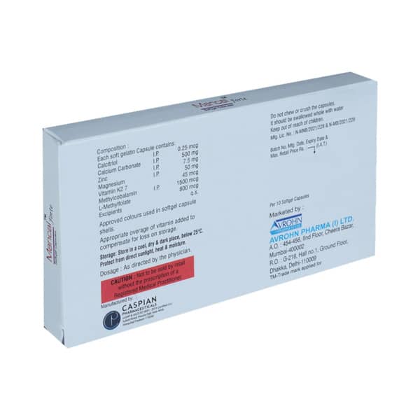 Mancal Forte Strip Of 10 Softgel Capsules
