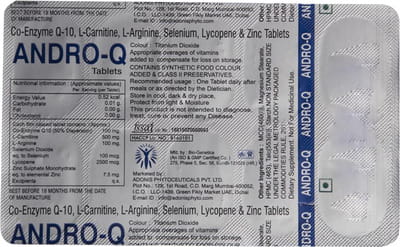 Andro Q Strip Of 10 Tablets