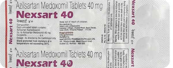 Nexsart 40Mg Strip Of 10 Tablets