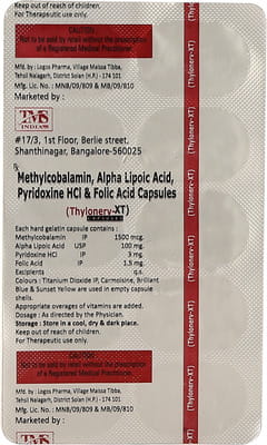 Thylonerv Xt Strip Of 10 Capsules