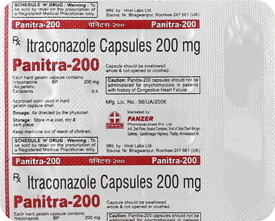 Panitra 200 Strip Of 4 Capsules
