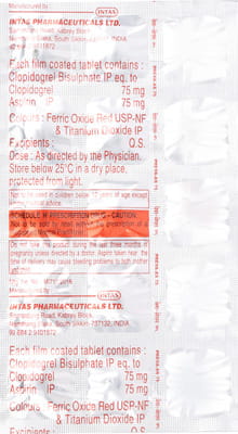 Preva As 75mg Strip Of 15 Tablets