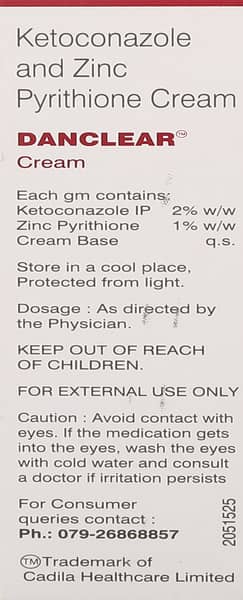 Danclear Tube Of 50gm Cream