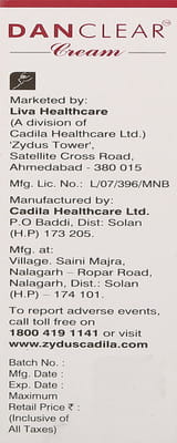 Danclear Tube Of 50gm Cream