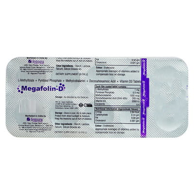 Megafolin D Strip Of 10 Tablets