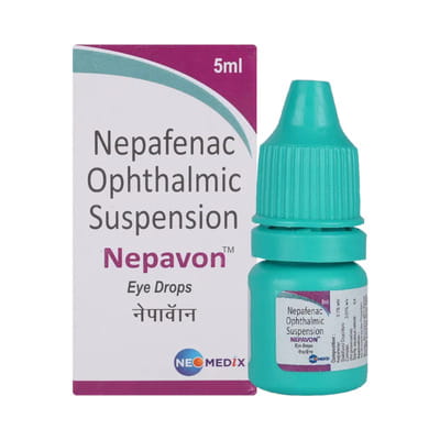Nepavon Bottle Of 5ml Eye Drops
