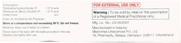 Tyza Tube Of 30gm Cream