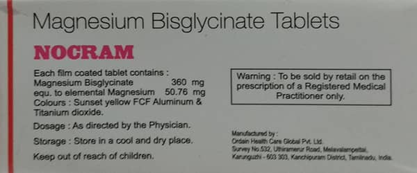 Nocram Strip Of 10 Tablets