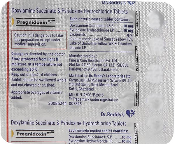 Pregnidoxin Nu Strip Of 30 Tablets